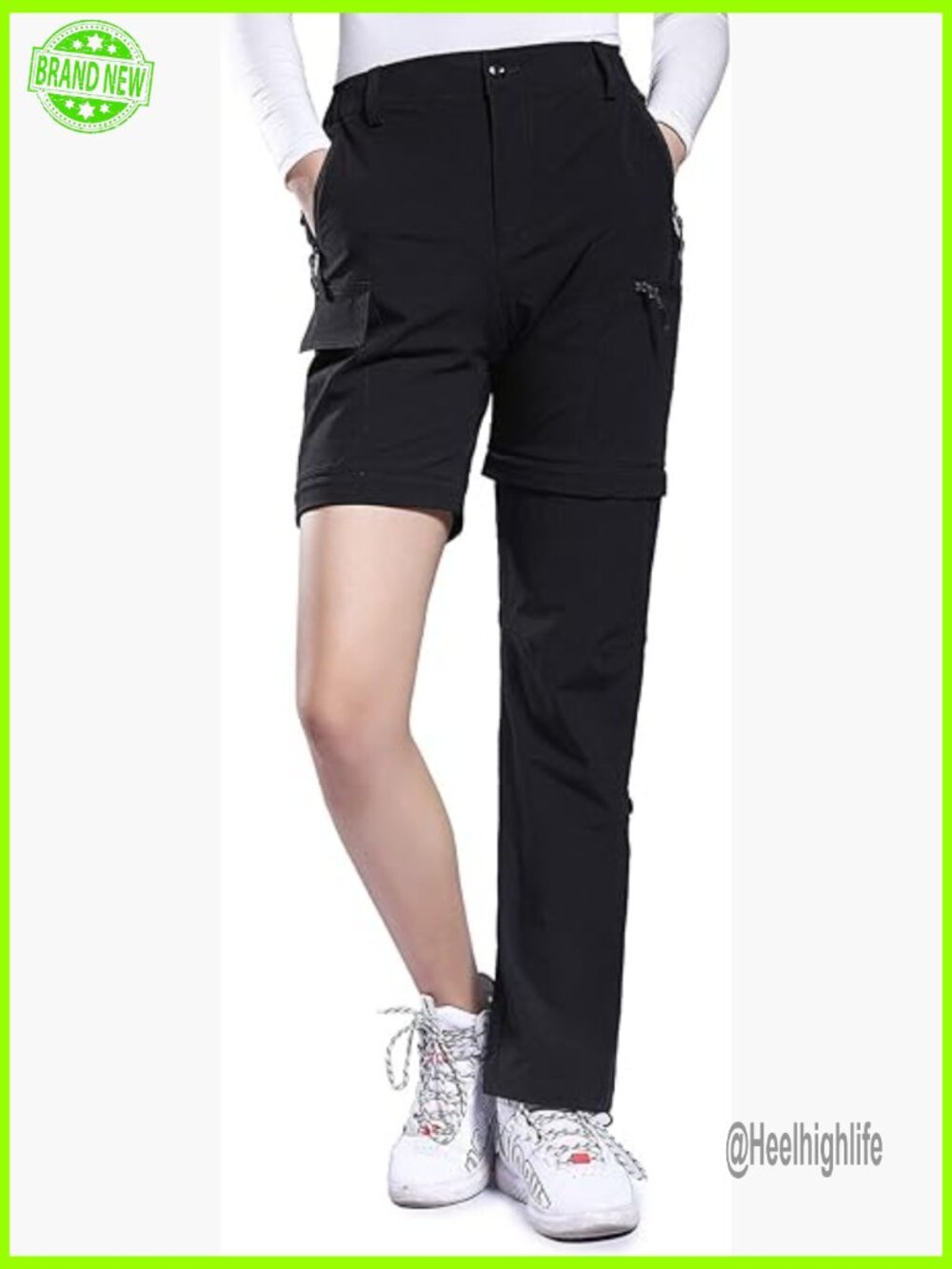 Women's Convertible Hiking Pants Quick Dry Stretch UPF 50+ Outdoor